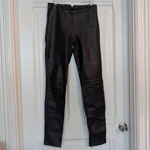 High Strung by Jolie Vintage Genune Leather Leggings Size S